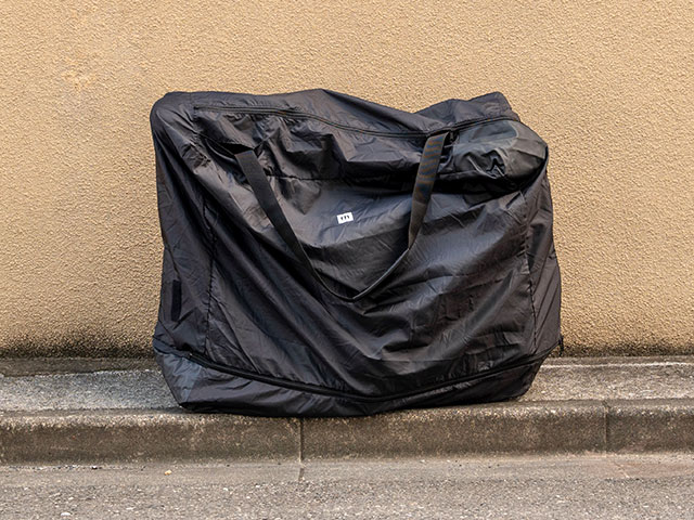 【輪行バッグ 18インチフォールディング用】輪行袋  肩ベルト・収納袋付き 全開できる底面 Tyrell IVE birdyなど 日本製 No1070