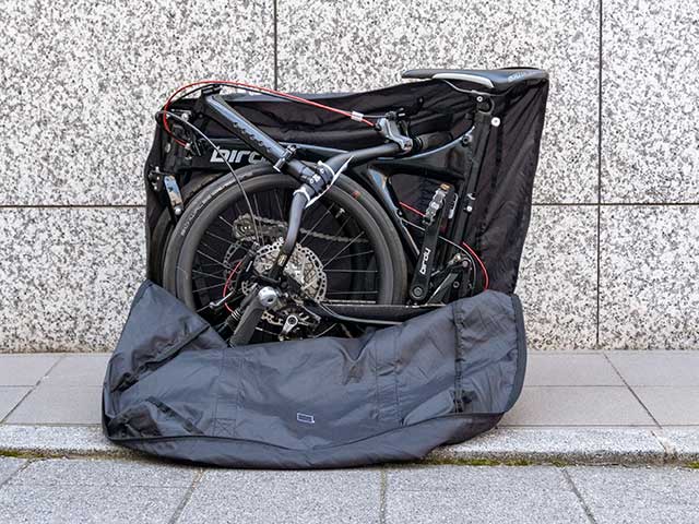 輪行バッグ for Kシリーズ　ストラップ一体型　素早く輪行　強度と携帯性を両立　日本製　No.1078