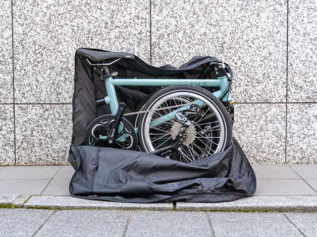 輪行バッグ for Kシリーズ　ストラップ一体型　素早く輪行　強度と携帯性を両立　日本製　No.1078