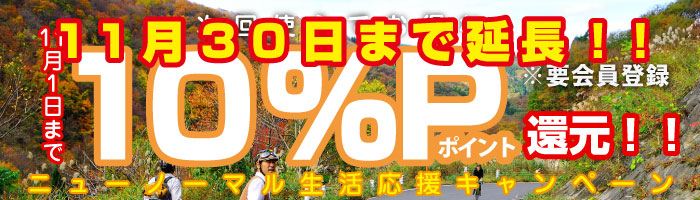 ニューノーマル生活応援キャンペーンポイント10%還元