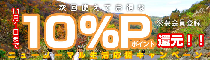 ニューノーマル生活応援キャンペーンポイント10%還元