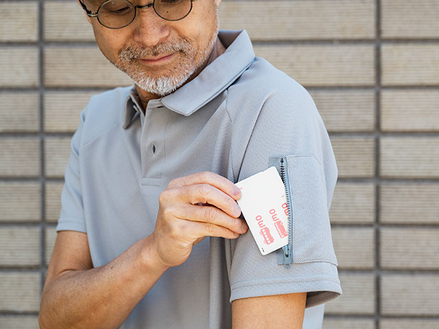 【ミリタリーポロ】ポロシャツ プライムフレックス ストレッチ 吸汗速乾 袖・背ポケットNo.2124