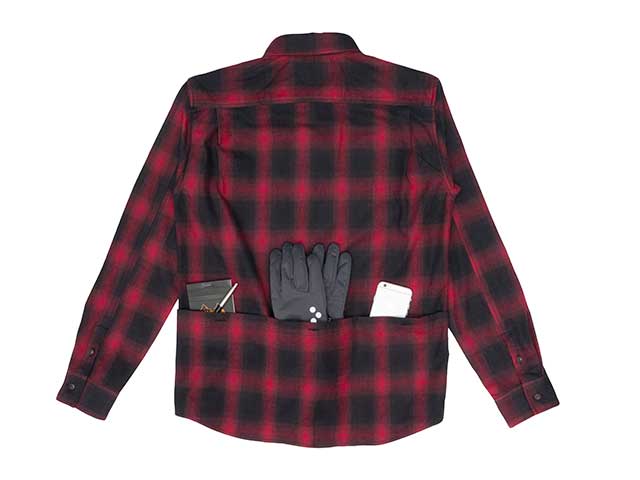 【サイクリストネル】2020版 ネルシャツ 三分割ポケット ツーリング 保温 ミッドレイヤー 自転車 No.2153【送料無料】