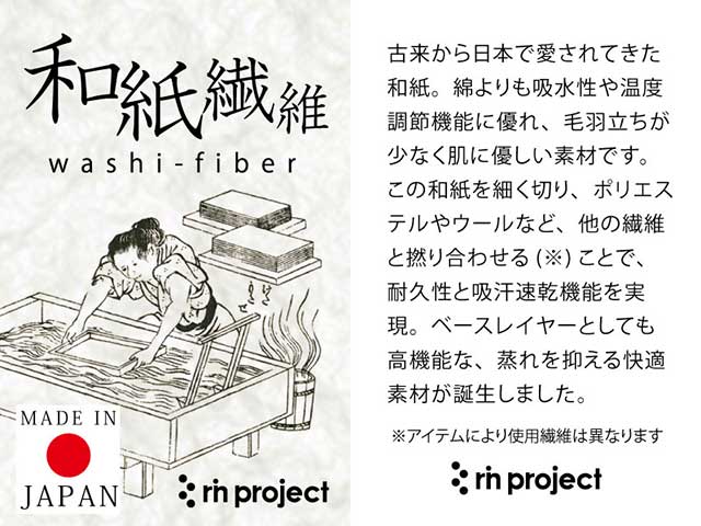 【和紙ジャージ】和紙繊維　調湿　吸汗速乾　サイクルジャージ  背ポケット 日本製 No.2163 【送料無料】