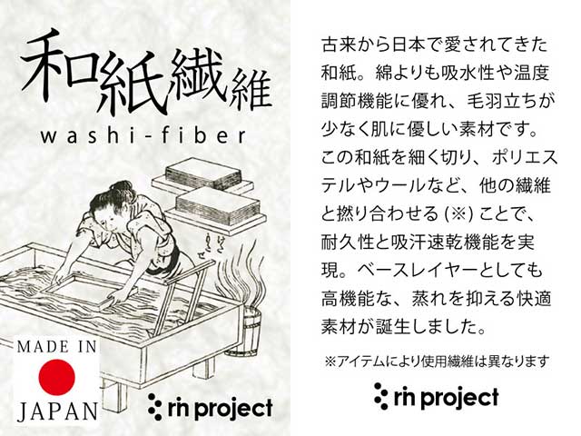 【和紙ジャージ】和紙繊維　調湿　吸汗速乾　サイクルジャージ  背ポケット 日本製 No.2163 【送料無料】