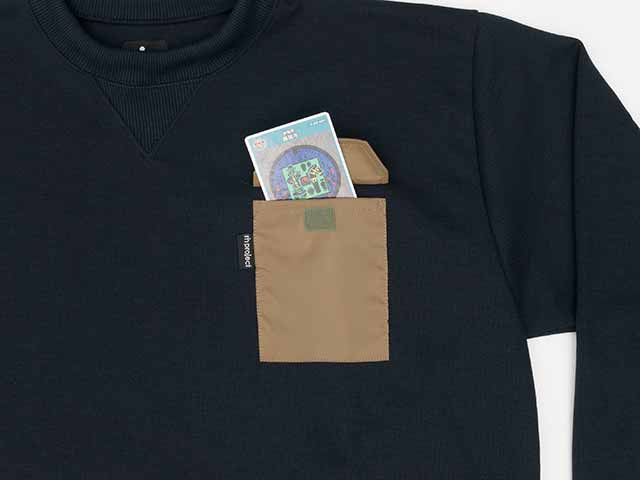 【4ポケットトレーナー】スウェットシャツ 背ポケット 吸汗速乾素材 定番アメカジ 日本製 No.2174