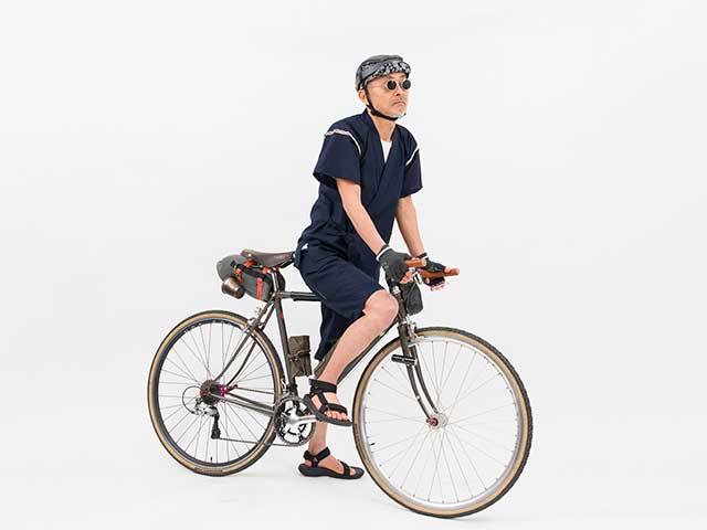 【THE JINBEI】甚平 吸汗速乾・接触冷感 Coolmax 背ポケット アウトドア 自転車 サイクリング 上下セット日本製 No.2185【送料無料】