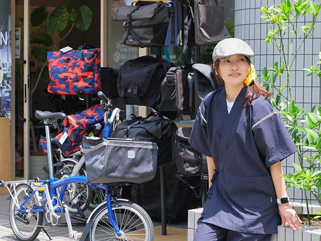 【THE JINBEI】甚平 吸汗速乾・接触冷感 Coolmax 背ポケット アウトドア 自転車 サイクリング 上下セット日本製 No.2185