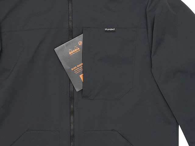 【バイクマンパーカーLight】動きやすい MoveFit(R)ストレッチ 撥水 防風 背ポケット フード付 日本製 No.2187