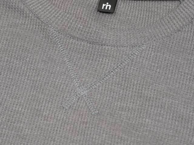 【ワッフルT】37.5(tm) technology 温度調節 吸汗速乾 背ポケット Tシャツ 日本製 No.2220