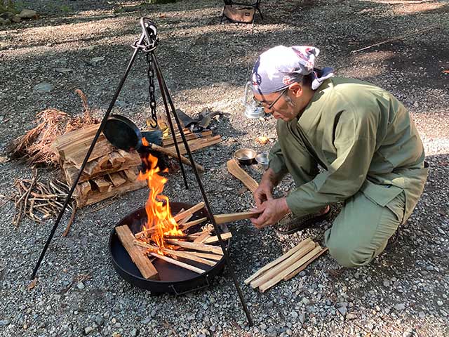 【THE SAM衣】作務衣 背ポケット 難燃素材 Agunino アウトドア 自転車 サイクリング 上下セット 日本製 No.2222