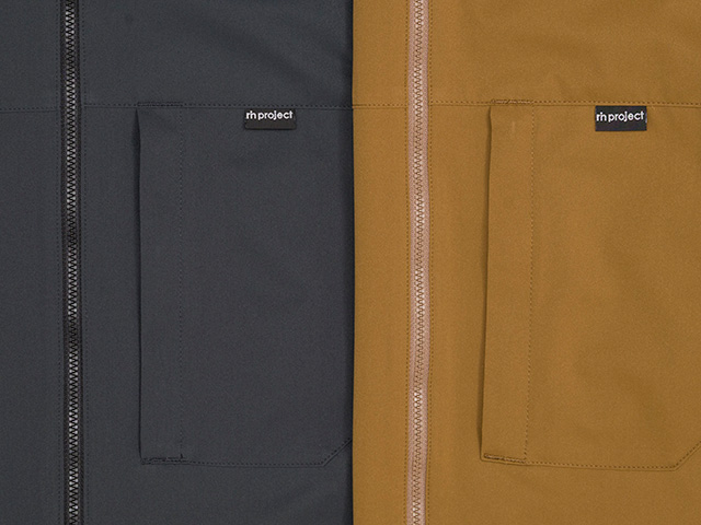 【バイクマンパーカーLight】MoveFit(R) 動きやすくストレッチ はっ水 防風 背ポケット フード付 No.2256