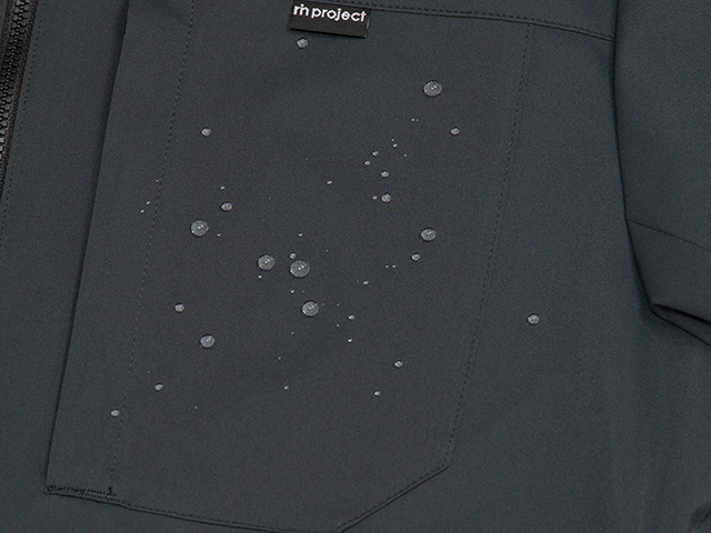 【バイクマンパーカーLight】MoveFit(R) 動きやすくストレッチ はっ水 防風 背ポケット フード付 No.2256