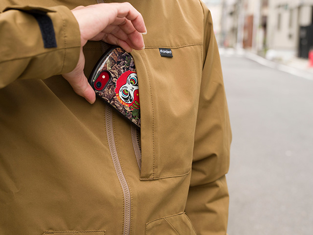 【バイクマンパーカーLight】MoveFit(R) 動きやすくストレッチ はっ水 防風 背ポケット フード付 No.2256