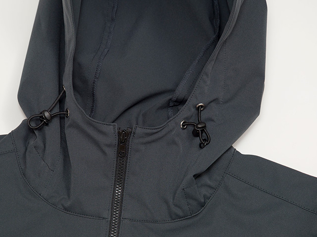 【バイクマンパーカーLight】MoveFit(R) 動きやすくストレッチ はっ水 防風 背ポケット フード付 No.2256