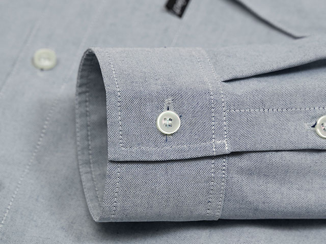 【CORDURA(R) オックスシャツ】肌触りよく頑丈 吸汗速乾  背ポケット 長袖 日本製 No2266