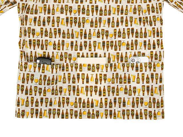 3分割バックポケットの収納力