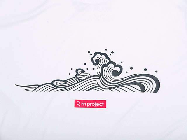 【コラボTシャツ】rin project × SKA SKY BASE バックポケットドライ素材 No.2286