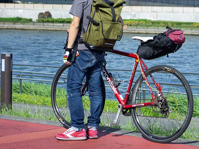 【ストレッチサイクルデニム】リンプロジェクト　12oz　自転車用　やわらかく伸びるストレッチデニム　No.3075 送料無料