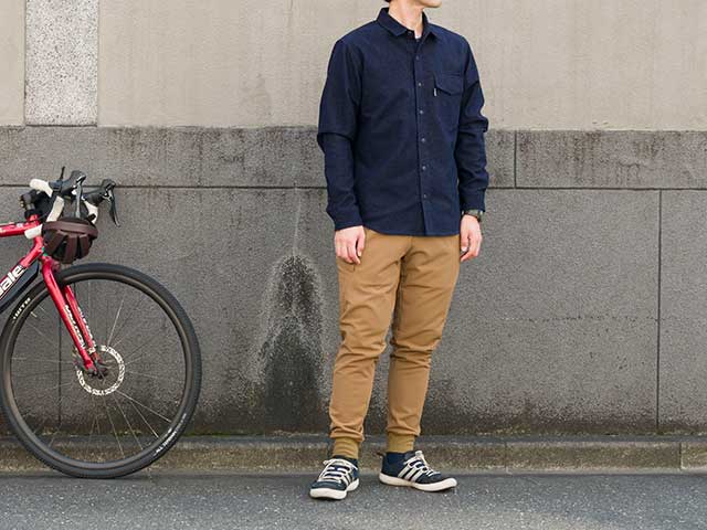 【鬼起毛ジョガーパンツ】10分丈 こたつ感 2wayストレッチ 起毛 防風 はっ水 スマホポケット イージーパンツ No.3179