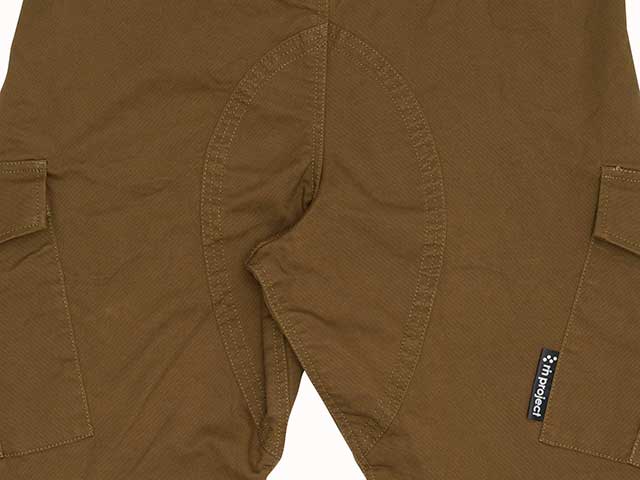 【サイクルショートパンツ オックス】秋冬対応 七分丈 オックスフォード素材 サドルパッチ No.3185 日本製