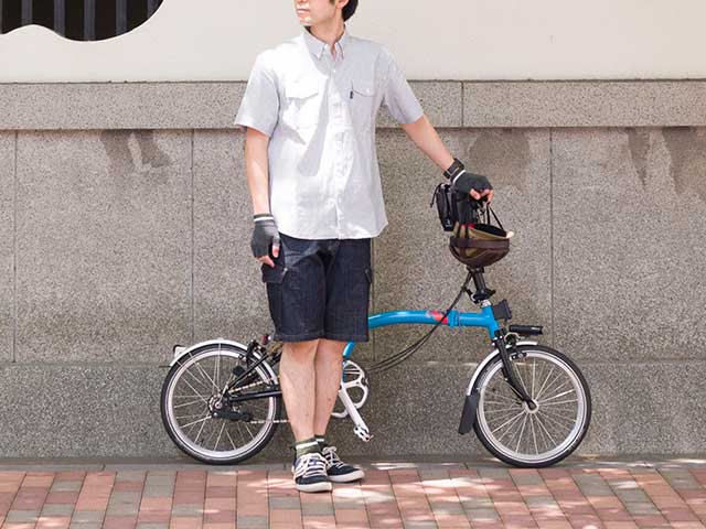 【サイクルハーフデニム】５分丈 12ozストレッチデニム インディゴ染め サドルパッチ No.3188 日本製