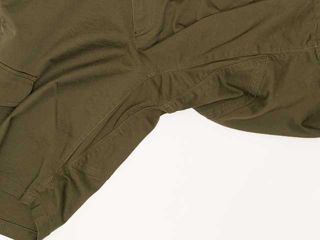 【ストレッチサイクルハーフパンツ】５分丈 ストレッチチノ サドルパッチ スマホポケット No.3190 日本製