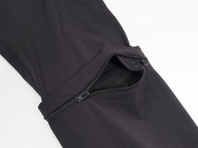 【ジップオフパンツ】7分丈／10分丈 4wayストレッチ 吸汗速乾 軽量 コンパクト ベルト内蔵 日本製 No.3197