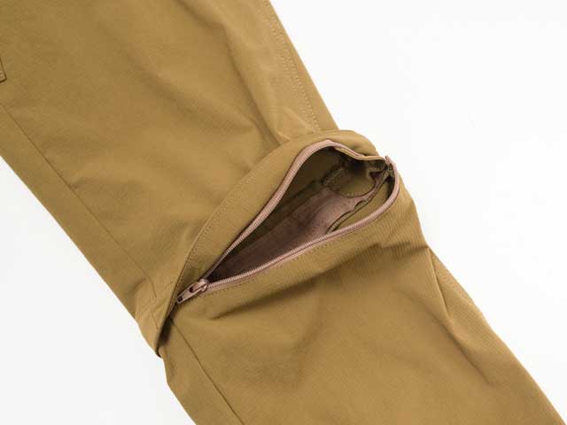 【ジップオフパンツ】7分丈／10分丈 4wayストレッチ 吸汗速乾 軽量 コンパクト ベルト内蔵 日本製 No.3197
