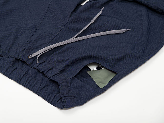 【BIKE and PANTS LONG】日傘のように涼しい サラッと風が抜けるCOOLMAX シアサッカー No.3219 日本製