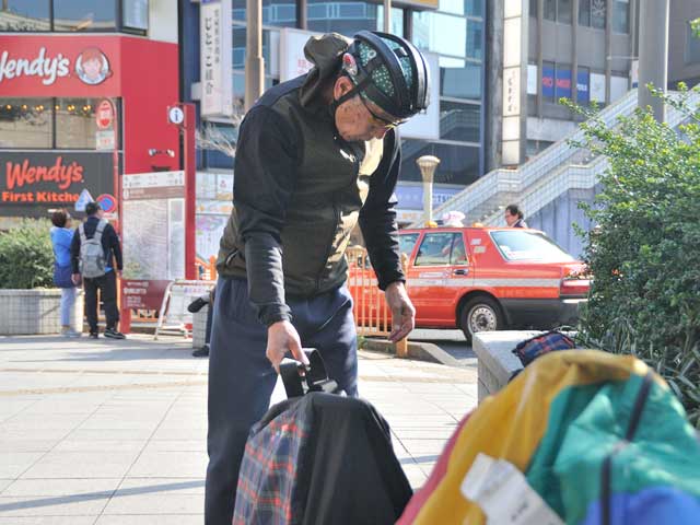 【カスク　レザー】本革　東京産　頭部プロテクター　折り畳み可能　火野正平愛用モデル　No.4002 【送料無料】