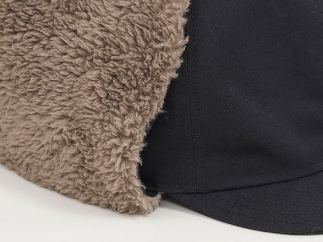 【KETTA帽ドッグイヤー VENTILE(R)】サイクルキャップ 耐水 撥水 暖かい長パイルフリース ヘルメットに 日本製 No.4549