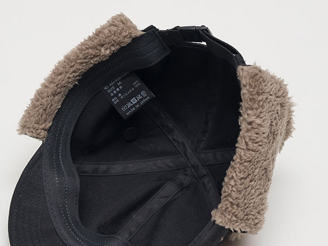 【KETTA帽ドッグイヤー VENTILE(R)】サイクルキャップ 耐水 撥水 暖かい長パイルフリース ヘルメットに 日本製 No.4549