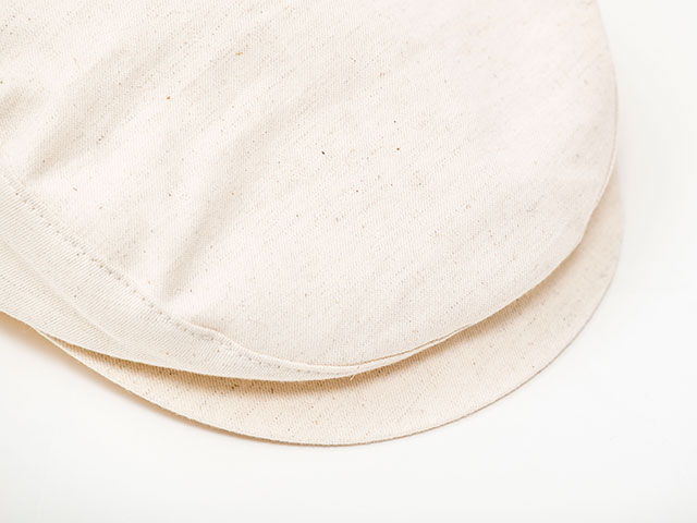 【ハンチング コットンヘンプ】生成り インディゴ 7.25oz ナチュラルな綿麻素材 日本製 No.4559