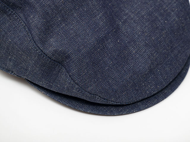 【ハンチング コットンヘンプ】生成り インディゴ 7.25oz ナチュラルな綿麻素材 日本製 No.4559