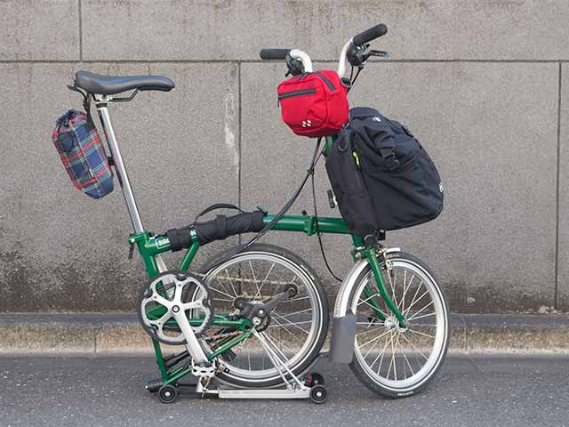 【2WAYフロントバッグ】ショルダー＆ハンドルバッグ ロードやクロスバイク、ミニベロ ベルクロ取付け No.5084 日本製