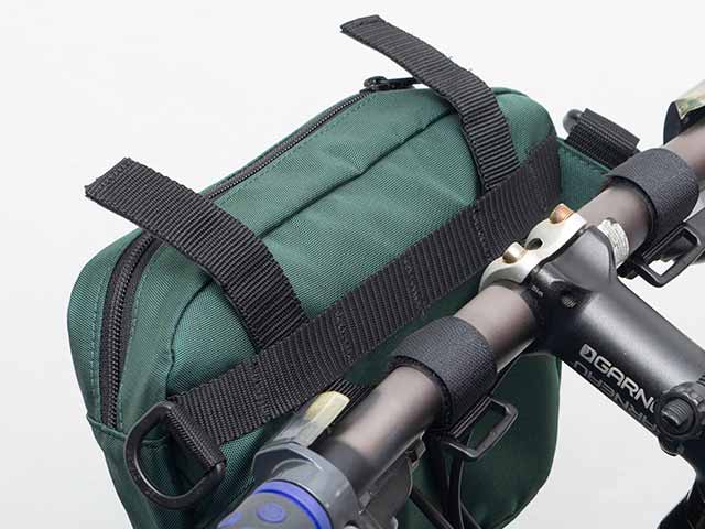 【2WAYフロントバッグ】ショルダー＆ハンドルバッグ ロードやクロスバイク、ミニベロ ベルクロ取付け No.5084 日本製