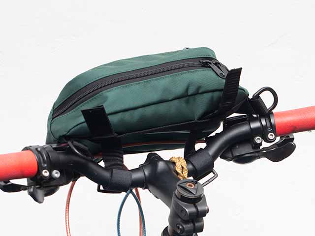 【2WAYフロントバッグ】ショルダー＆ハンドルバッグ ロードやクロスバイク、ミニベロ ベルクロ取付け No.5084 日本製