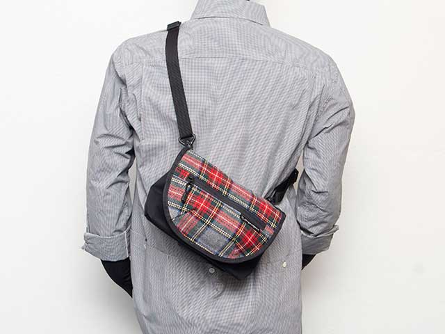 【3wayハンドルバッグ ツイード】 リンプロジェクト ハンドル装着 ミニメッセンジャー ウエストバッグ No.5091