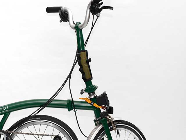 新車外し　ブロンプトン　旧Mハンドルステム　マットブラック　BROMPTON 週末限定ンセール 新車外し ブロンプトン 旧Mハンドルステム