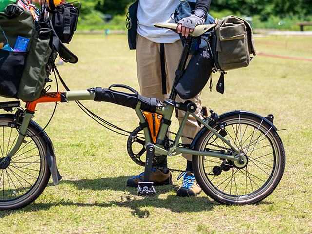 【サンカクバッグ for Brompton】フレームバッグ ナイロン製 小物入れ 日本製 No.5129