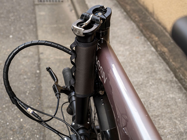 【BPステムパッド】BROMPTON T-Line birdy Besv PSF1 など ステムカバー フレームを保護 日本製 No.5131【ネコポス対応】