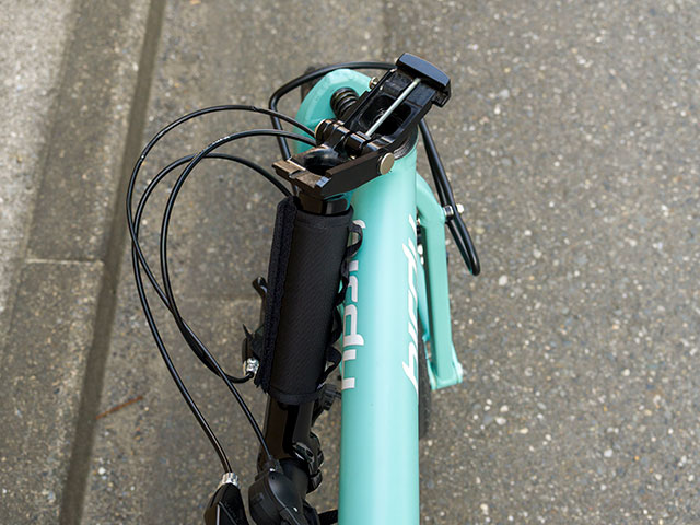 【BPステムパッド】BROMPTON T-Line birdy Besv PSF1 など ステムカバー フレームを保護 日本製 No.5131【ネコポス対応】