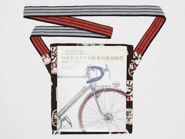 【MAIDOサコッシュ小】柄物 前掛け紐 ショルダーバッグ A4サイズ 日本製 No.5138【ネコポス可】