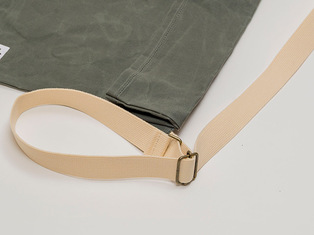 【MAIDOサコッシュ】ショルダーバッグ パラフィンコットン素材 アジャスター付き 日本製 No.5140