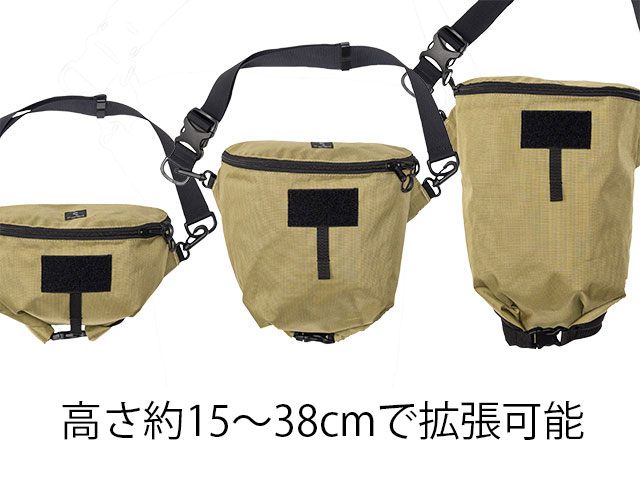 【ロールアウトバッグ】容量可変 ボディバッグ ハンドルバッグ ロード クロスバイク ミニベロ No.5147