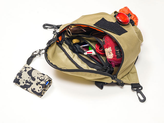 【ロールアウトバッグ】容量可変 ボディバッグ ハンドルバッグ ロード クロスバイク ミニベロ  No.5147