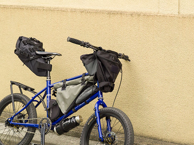 【ロールアウトバッグ】容量可変 ボディバッグ ハンドルバッグ ロード クロスバイク ミニベロ  No.5147