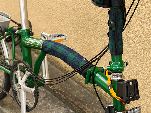 【BP フレームパッド ツイード】トップチューブカバー 傷付き防止 ドレスアップ 日本製 No.5159【ネコポス可】