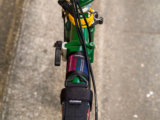 【ショートフレームパッド ツイード】トップチューブカバー 傷付き防止 ドレスアップ 日本製 No.5163【ネコポス可】